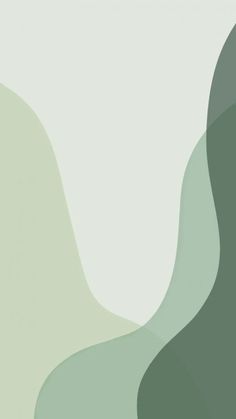 an abstract green background with wavy shapes