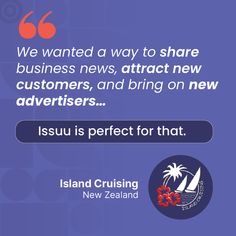 Set sail to success with Issuu! ⛵ Discover how Island Cruising NZ quadrupled their customer base and navigated the digital seas through the power of #digitalpublishing. Check out our latest blog post now!