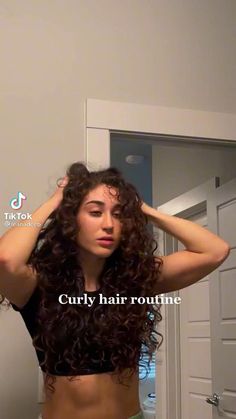 Curly Hair Videos, Curly Hair Styles Naturally, Curly Hair Styles Easy, Curly Girl Hairstyles, Wavy Hair Care