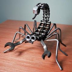 Medium Scorpion | Etsy Metal Crafts, Metal Art Welded, Tig Welding