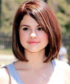 Classic Straight A-line Bob Haircut for Women and Girls by kenya Hairstyles For Fat Faces, Short Hairstyles For Women, Straight Hairstyles, Line Bob Haircut, Hairstyle For Chubby Face