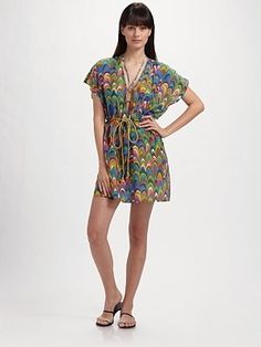 Milly - Azores Cotton/Silk Coverup - Saks.com - StyleSays Boho, Boho Fashion, Summer Dresses, Sweater Sale, Favorite Outfit, Cotton Silk, Dress