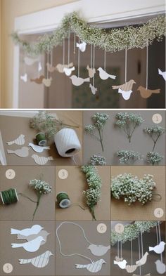 the instructions for making flowers are shown in this screenshote, and it shows how to
