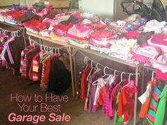 Are you looking for a little extra cash and wishing to declutter your home? Now is the perfect time to have a garage sale!