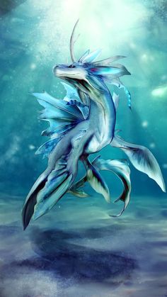 Fantasy Artwork, Pokémon, Sea, Mythical