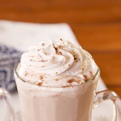 Your favorite classic eggnog meets a creamy white hot chocolate. It's an ideal mashup that leaves you all warm and cozy inside. Make it for the merriest of holidays. Get the recipe at Delish.com. #delish #easy #recipe #eggnog #spiked #hotcocoa #hotchocolate #christmas #cocktails #drinks #dessert #homemade #boozy Cake Decorating Tips, Cake Decorating Tutorials, Cake Decorating Piping, Cake Decorating Videos, Cake Decorating Designs, Cake Decorating