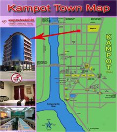 Contact | Kampot Diamond Hotel Towns, Town Map, Map, Diamond