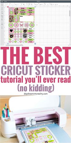 the best cricut sticker that you'll ever read
