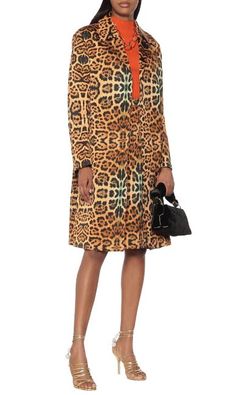 What Colors Can You Wear with Leopard Print | Creative Fashion Cotton Blend, Cotton, Denim Duster Coat