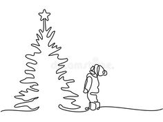 a person standing in front of a christmas tree
