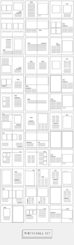 Usarei essa apresentação de layout para planejar o próximo bujo Design Development, Portfolio Design, Design Graphique