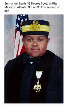 Emmanuel Lewis, 33rd degree S.R. Wicked, Knights Templar, Order Of The Eastern Star, Prince Hall Mason, Royal Arch Masons, Lewis, Emmanuel Lewis