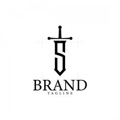 Art, Knife Logo, Sword Logo, S Letter Logo, Typographic Logo, Ls Logo