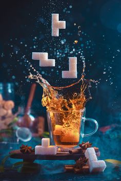 Fill the Glass. 8-bit Teaperty 3.0 Part 1 by Dina Belenko on 500px Food Photography, Food Art, Tea Time, Coffee Photography, Creative Food, Food Photography Props, Drink, Food Photography Inspiration, Food Photo
