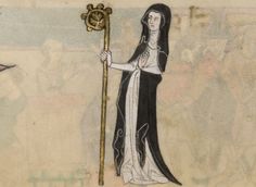 a drawing of a woman holding a golden clock and standing in front of a bird