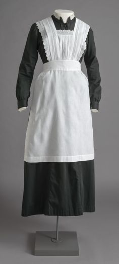 Maid's morning uniform worn by Anna on Downton Abbey. Cosprop Ltd., London. All Rights Reserved. Downton Abbey, Films, Cosplay, Victorian Maid, Dracula Costume, Downton Abbey Dresses, Downton Abby