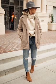 Hats, Winter Fashion, Teddy Coat, Winter Outfits Cold, Winter Fashion Outfits, Fall Winter Outfits