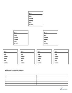 Family Tree Form Family Tree Diagram, Family Tree Maker, Family Tree Genealogy, Family Tree Template Word, Blank Family Tree Template