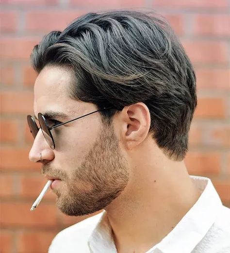 Classic Layered Flow Back - Most Stylish and Popular Haircut Styles For Men Medium Length Mens Haircuts, Mens Medium Length Hairstyles, Mens Haircuts Straight Hair, Mens Medium Long Hairstyles, Mens Haircuts Medium, Mens Mid Length Hairstyles, Man Haircuts, Man Haircut Medium, Men's Haircuts