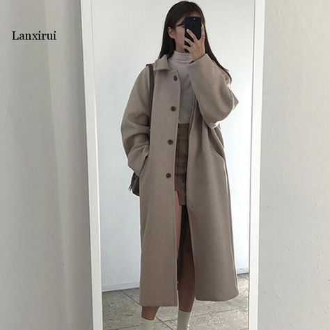 Trousers, Outfits, Shorts, Coat Outfits, Pants, Long Coat Outfit, Coats For Women, Outerwear Women, Korean Outfit Street Styles