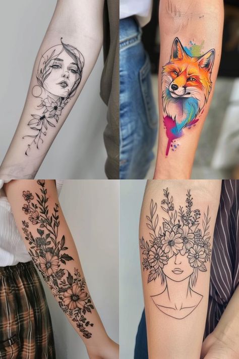 Explore 45 forearm tattoo designs perfect for adding a touch of femininity to your look. Get inspired and find your next ink masterpiece! Ink, Design, Tattoo Designs, Feminine, Tattoos, Forearm Tattoo Design, Forearm Tattoo, Masterpiece, Finding Yourself