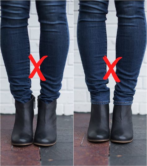 Sugarplum Style Tip | How to Wear Ankle Boots with Skinny Jeans | Hi Sugarplum! Jeans, Ankle Boots, Skinny, How To Wear Ankle Boots, Black Booties With Jeans, Ankle Boots How To Wear, Booties Outfit, Ankle Booties Outfit, Ankle Booties