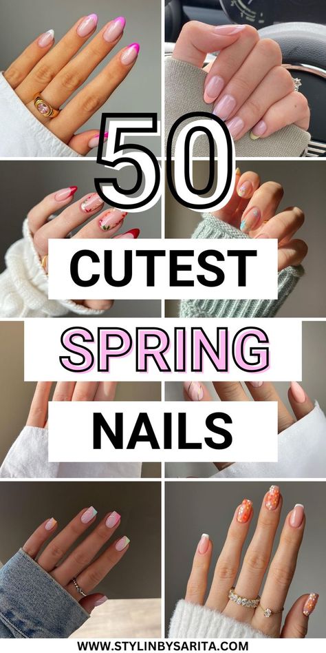 spring nail ideas Nail Art Designs, Pastel, Spring Nail Colors, Spring Nail Trends, Spring Nail Art, Easter Nails Design Spring, Cute Spring Nails, Easter Nail Designs, May Nails