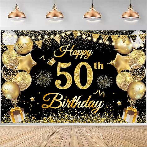 Decoration, Party Favours, Cake, 50th Birthday Banner, 50th Birthday Men, 50th Birthday Decorations, 50th Birthday, 50th Birthday Party, 50th Party