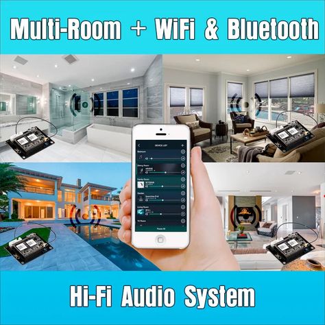 DIY Multi-Room WiFi + Bluetooth Audio System | Hi-Fi: 7 Steps Fitness, Diy, Trousers, Electric, Studio, Wireless Speaker System, Wireless Speakers, Multi Room Audio System, Wireless Speakers Bluetooth