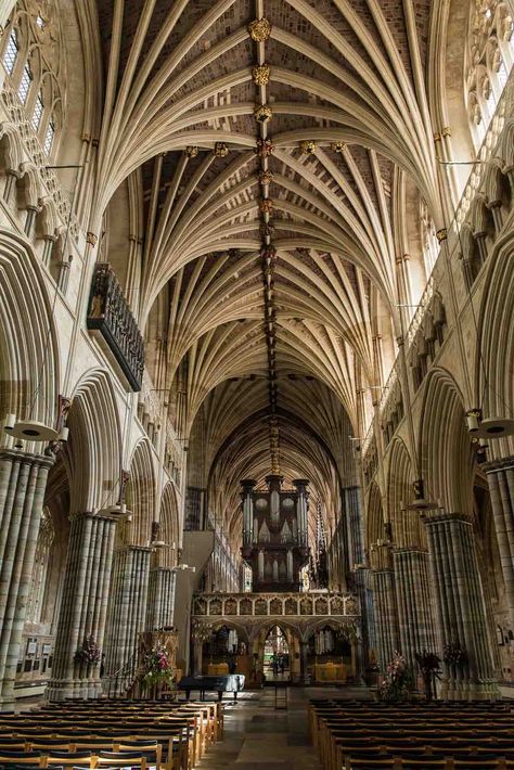 England, Exeter, Architecture, Destinations, Cathedral Architecture, Exeter Cathedral, Exeter England, Cathedral, England Travel