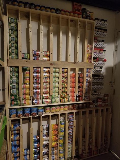 Organisation, Home Décor, Wasted Space Ideas, Storage Shelves, Storage Room, Storage Room Organization, Basement Storage, Pantry Shelving, Pantry Wall