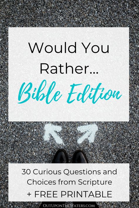 Games To Play At Womens Bible Study, Would You Rather Christian Questions, Teen Sunday School Games, Small Group Questions, Bible Group Ideas, Christian Would You Rather Questions, This Or That Christian Edition, Bible Study Games Small Groups, Bible School Games Outdoor