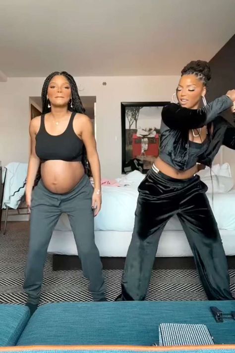 Halle Bailey's Pregnancy Was 'Best Kept Secret Ever,' Says Sister Chloe: 'On Cloud 9' (Exclusive) Tattoos, Pregnancy Outfits, Halle, Celebrity News, Chloe And Halle, Chloe Halle, Chloe X Halle, Bailey Dance, Mackenzie Foy