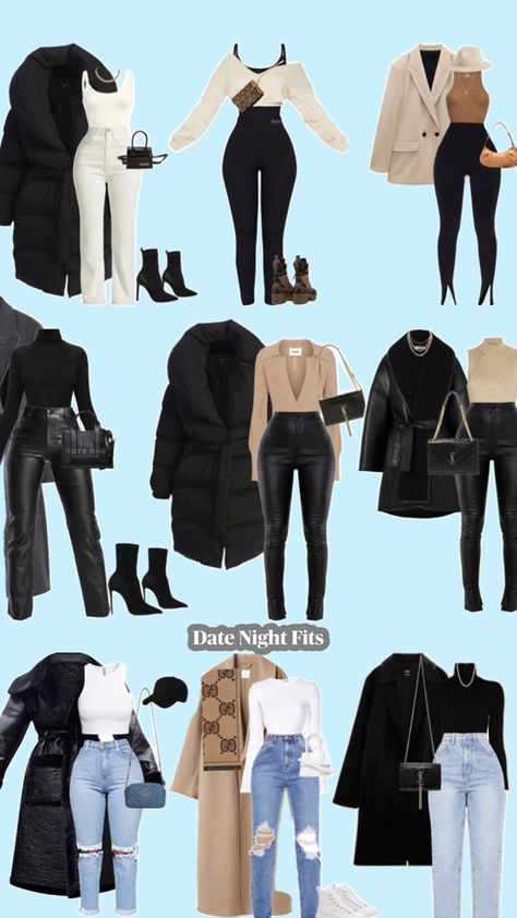 casual date night outfits, winter date night outfit ideas, cold weather outfits, casual dinner outfits