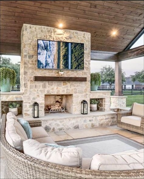 Just Decorate! | Beautiful outdoor living Design, Style, Haus, Beautiful, Yoakum, Inspo, Veranda, Patios, Pergola