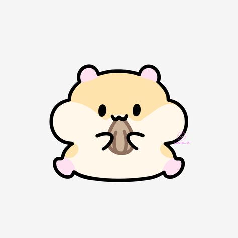 Hamsters, Kawaii, Cute Animal Drawings Kawaii, Cute Kawaii Animals, Cute Hamsters, Hamster Cartoon, Cute Cartoon Animals, Kawaii Stickers, Cute Animal Drawings