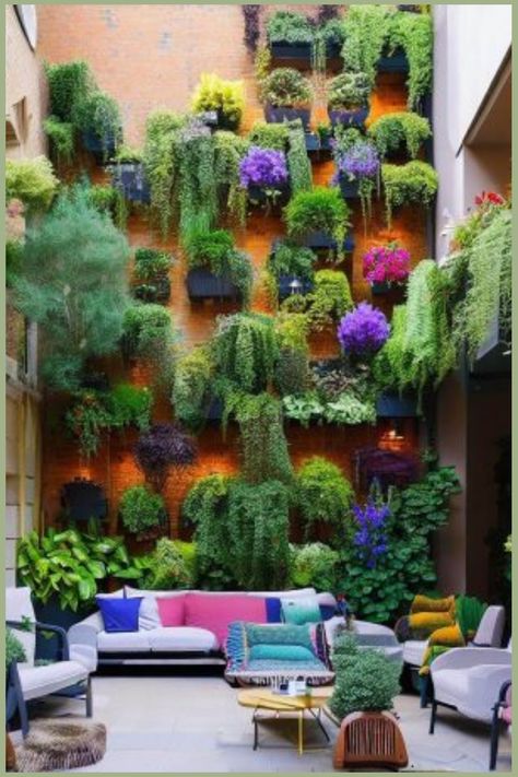 Explore creative vertical garden ideas for European apartments, balconies, and terraces in various cities across Europe. Enhance your living space with charming greenery and unique plant arrangements tailored to urban living. Discover inspiration and tips on how to create a flourishing vertical garden that brings the beauty of nature into your city life. Inspiration, Nature, Gardens, Urban, Terrace, Ideas, Vertical Garden Wall, Garden Wall, Vertical Garden