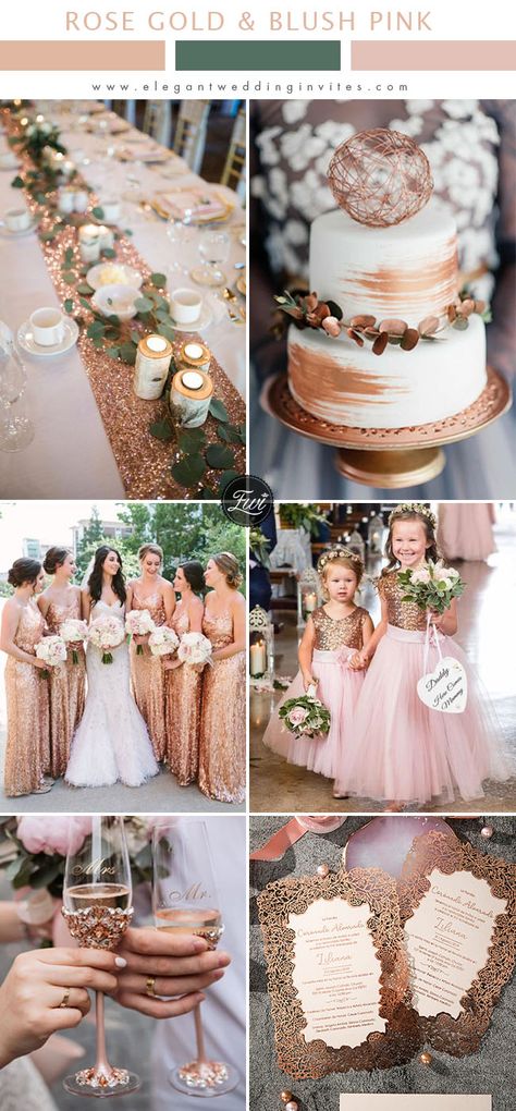 Rose Gold, Decoration, Blush Wedding Colors, Dusty Rose Wedding, Blush Pink Weddings, Pink Wedding Colors, Blush Wedding, Pink And Gold Wedding, Blush Wedding Invitations