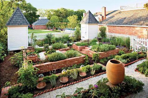The South's Best Gardens Exterior, Container Gardening, Shaded Garden, Vegetable Garden, Garden Design, Organic Container Gardening, No Grass Backyard, Garden Edging, Kitchen Garden