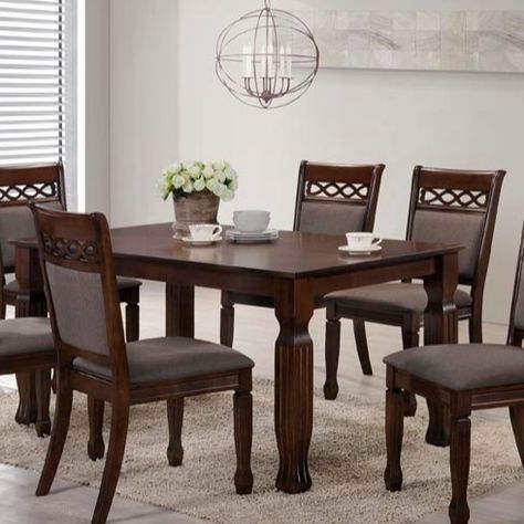Home Décor, Dining Room Sets, Art, Solid Wood Dining Set, Solid Wood Dining Table, Daining Tebel Design Wood, Latest Dining Table Designs, Solid Wood Table, Wooden Dining Table Designs