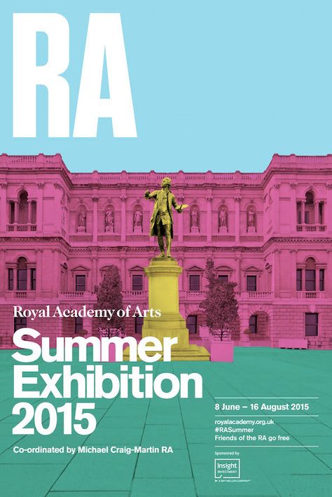 Ra_summer_poster_it's_nice_that_1 Layout, Design, Web Design, Museum Poster, Art Exhibition Posters, Exhibition Poster, Art Exhibition, Exhibition, Creative Poster Design