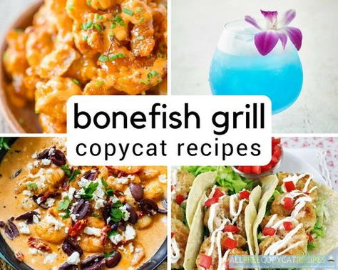 Texture, Popular, Bonefish Grill Menu, Bonefish Grill Recipes, Bonefish Grill, Bonefish Recipes, Jack Fish Recipe, Grilled Fish Tacos, Copycat Restaurant Recipes