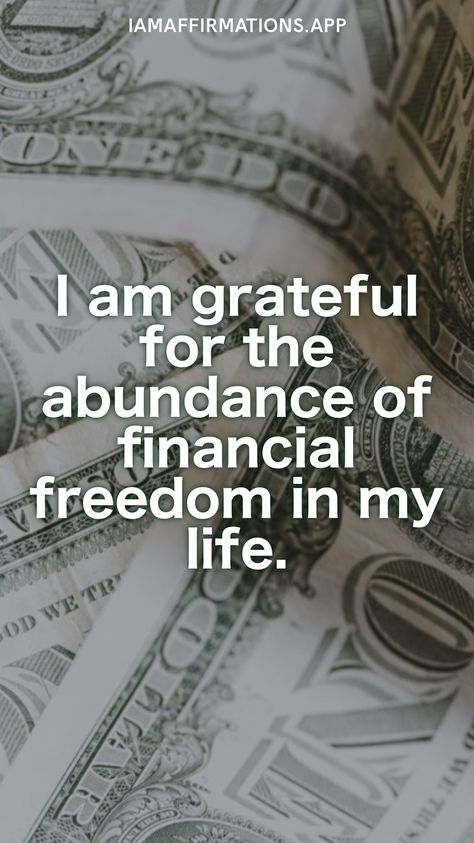 Motivation, Daily Affirmations, Financial Freedom Quotes, Positive Self Affirmations, Wealth Affirmations, Financial Quotes, Positive Affirmations Quotes, Positive Affirmations, Vision Board Affirmations