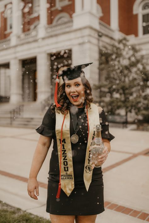 college senior picture ideas. mizzou senior pictures. Mizzou. MU. senior picture ideas. senior pictures with cap and gown. fun graduation pictures. graduation picture ideas. graduation pictures with champagne. Tannah Terry Photography