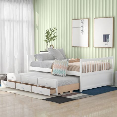 Home, Daybed With Trundle, Beds & Bed Frames, Daybed With Storage, Full Size Bed Frame, Full Daybed With Trundle, Full Size Sofa Bed, Full Size Bed, Full Size Daybed