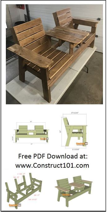 Diy Furniture Plans Wood Projects, Diy Furniture Plans, Diy Furniture Chair, Chair Woodworking Plans, Diy Furniture Projects, Diy Chair, Wooden Furniture Plans, Bench Plans, Free Woodworking Plans