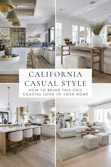 With its light and airy aesthetic, California casual interior design is a great way to bring cozy, comfortable, and chic coastal style to every room in your home - California coastal style - California design interior - California casual style Interior, Casual Chic, Home, Home Décor, Naples, Architecture, California Style Bedroom, California Style Decor, California Coastal Interior Design
