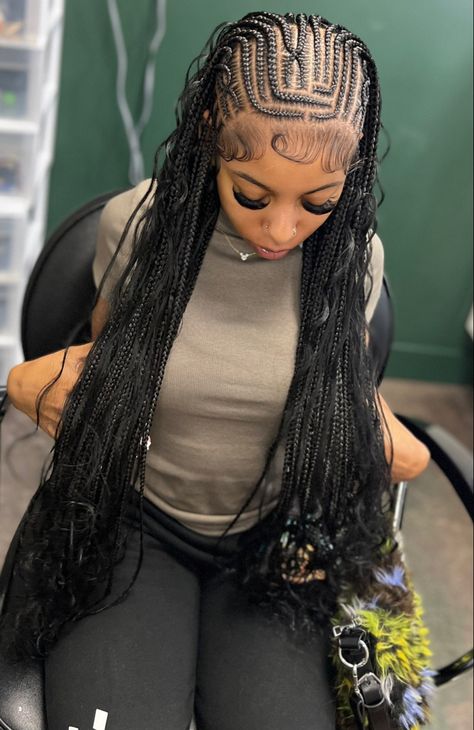 Plaited Hairstyle, Protective Styles, Braided Hairstyles, Box Braids, Box Braids Hairstyles For Black Women, Braided Hairstyles For Black Women Cornrows, Braided Cornrow Hairstyles, Cute Braided Hairstyles, Pretty Braided Hairstyles