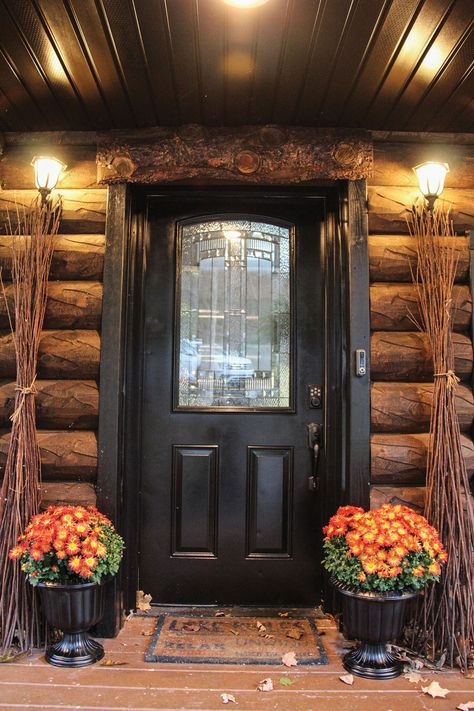 Ideas, Log Cabin Homes, Wyoming, Log Homes, Design, Country, Windows, Cabin Front Door, Log Cabin Front Door