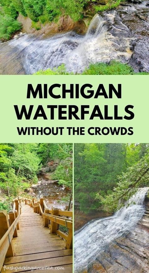 Wisconsin, Camper, Trips, Camping, Wanderlust, Michigan, State Parks, Destinations, Michigan Waterfalls
